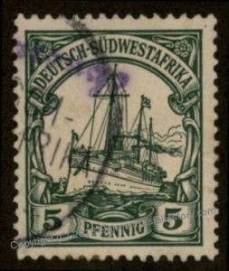 German SW Africa DSWA OTJIWARONGO Wanderstempel Expertized Czimmek 78195