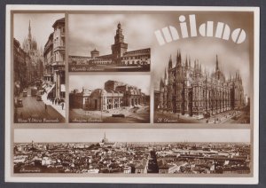 ITALY - 1934 MILANO PICTURE POSTCARD TO BERLIN GERMANY WITH STAMP