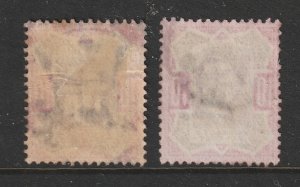 Great Britain x 2 used 10d Edwards