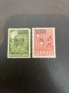 Denmark sc B22,B23 MNH