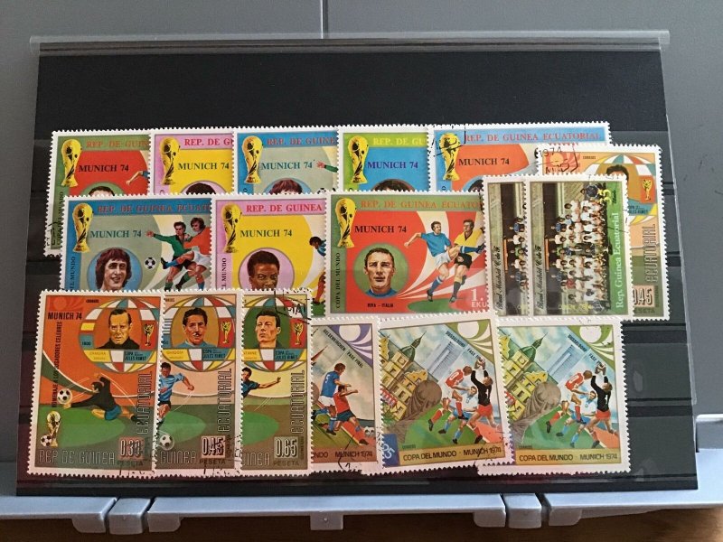 Rep De Guinea Ecuatorial Munich 74 Football   stamps  R25128