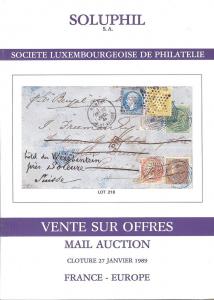 Soluphil: Sale # 37  -  Vente Sur Offres, France-Europe-O...