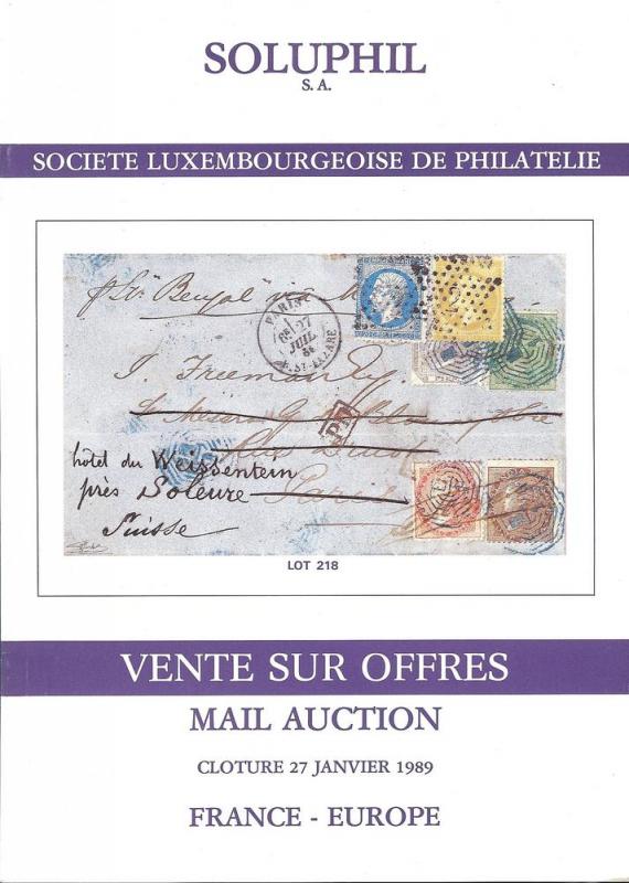 Soluphil: Sale # 37  -  Vente Sur Offres, France-Europe-O...