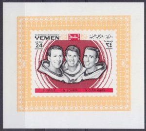 1969 Yemen Kingdom 651/B149b Astronauts Apollo 7 15,00 €