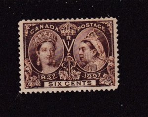 CANADA  # 55 VF-MNH 6cts Q/VICTORIA CAT VALUE $900 FROM KIMSS30 STAMPS OH YEH