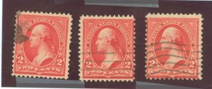 United States #265-267 Used Multiple