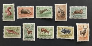 Hungary Sc. #C111-C120, mint hinged