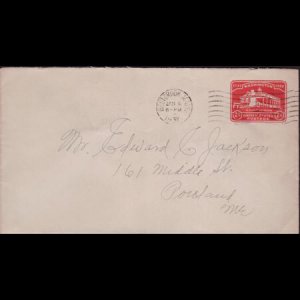 U.S.A. 1932 - Stamped Cover Used-U525 Mount Vernon 2c