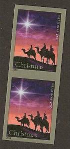 US 4945b Christmas Magi imperf NDC vert pair MNH 2014