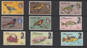 Mauritius Scott# 276-280  &  339-342   used & unused hinged