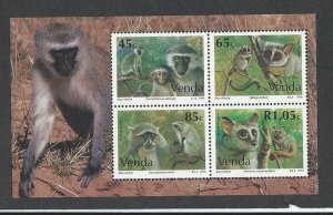 Venda souvenir sheet   MH   scott cat # 276a