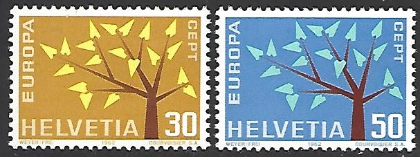 Switzerland #416-417 Mint Hinged Set of 2 Europa