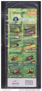 O) 2015 ECUADOR, INSECTS, MEMBRACIDOS -MEMBRACIDAE, BOOKLET, XF