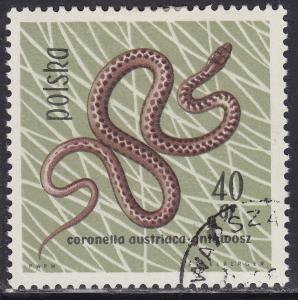 Poland 1135 Smooth Snake 1963