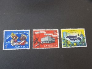 Jamaica 1962 Sc Sc 182-84 FU