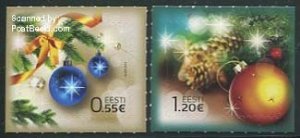 Estonia 2014, Christmas 2v s-a, MNH