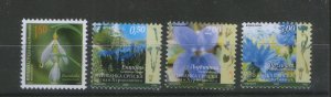 BOSNIA-SERBIA -MNH SET-FLORA-DEFINITIVE-FLOWERS-2008.