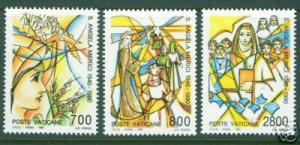 VATICAN Scott 850-2 MNH** stamp set CV $7.40