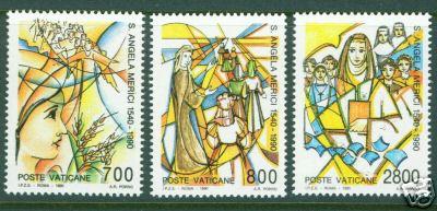 VATICAN Scott 850-2 MNH** stamp set CV $7.40