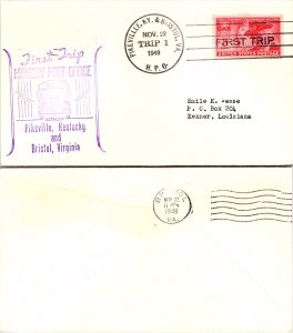 United States, Highway Post Offices, Kentucky, Virginia