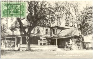 Teddy Roosevelt Sagamore Hill FDC postcard #!