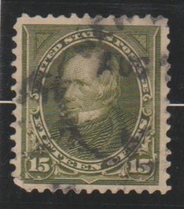 U.S. Scott #284 Clay Stamp - Used Single
