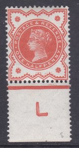 ½d Vermilion Jubilee control  L perf single UNMOUNTED MINT