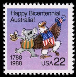 US 2370 Happy Bicentennial Australia contemporary single stamp MNH Mint