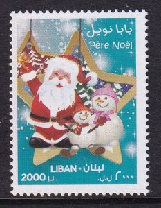 Lebanon 702 Christmas MNH VF