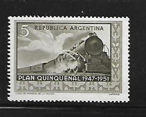 ARGENTINA 595 MNH PEGASUS AND TRAIN