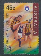 Australia SG 1621  Used  Self Adhesive - Australian Rules