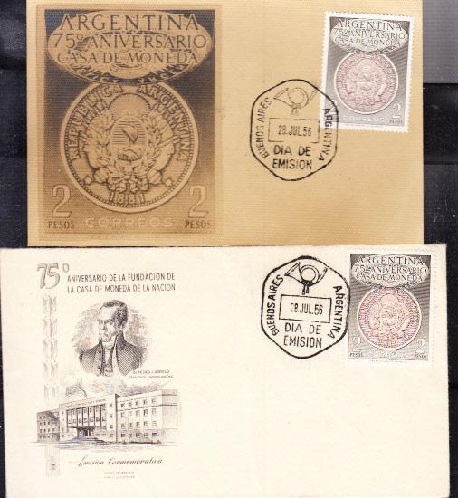 Argentina #650 First Day Cover & Maximum Card