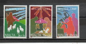 Malta 394-396 MNH