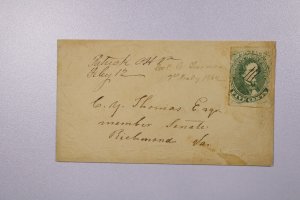 CSA - 1862 Patrick Court House VA Manuscript CDS / SC# 1 - L37847