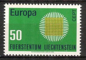 Liechtenstein 1970 Europa CEPT MNH