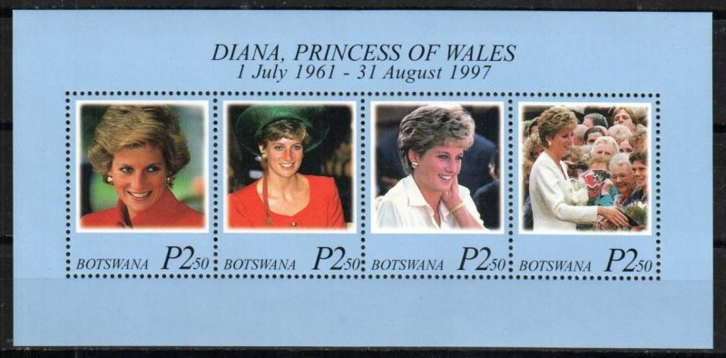 Botswana Stamp 663  - Princess Diana memorial issue