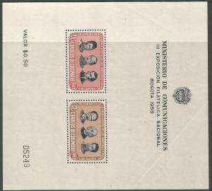 Colombia SC C278a Creased MNH (4cvc) 