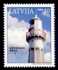 Latvia Sc# 662 MNH Mersraga Lighthouse 2006