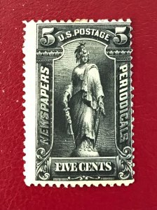 1895-97 US Sc PR116 unused 5c Statue of Freedom Cv13.00 Lot 4138