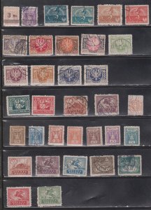 POLAND - Used Collection Of Early Including Airmails, Semi-postals & Postage Due