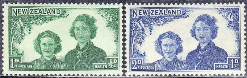 NEW ZEALAND SC# B24-25 MH PRINCESSES  SEE SCAN