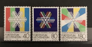 Liechtenstein 1982 #772-4, MNH, CV $2.85