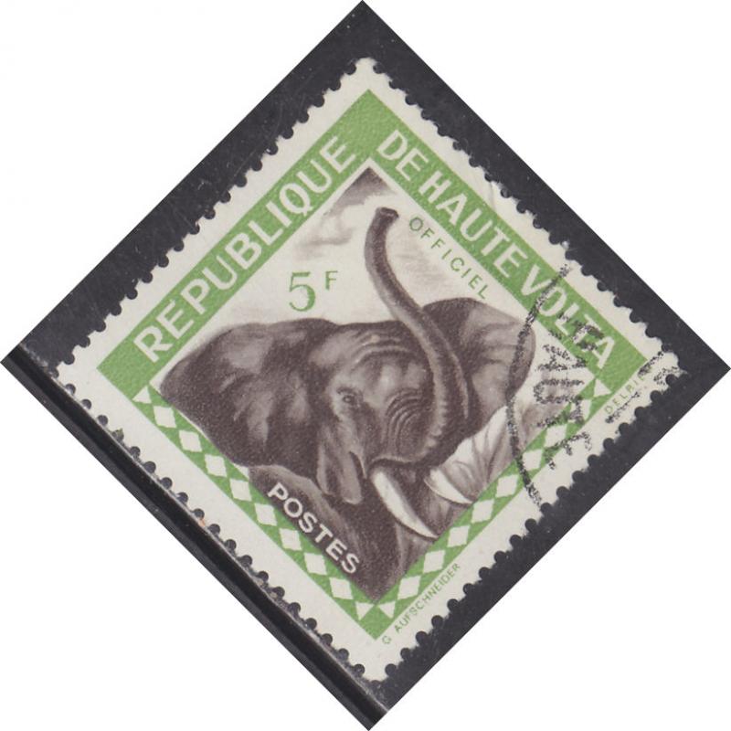 Burkina Faso O2 Elephant 1963