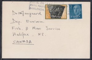 Spain - Jul 1976 Card to Canada