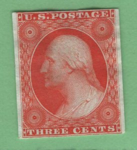 $US Sc#41p3 M/VF Plate Proof on India, thin, Cv. $90