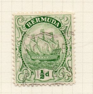 Bermuda 1922-35 Early Issue Fine Used 1/2d. 284687