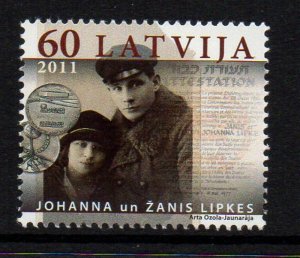 Latvia Sc 783 2011 Lipke, Rescuers of Jews, stamp mint NH