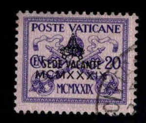Vatican Scott 63 Used from the 1939 Interregnum Issue