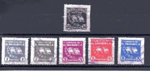 Salvador 548-552(no 553),C46 used