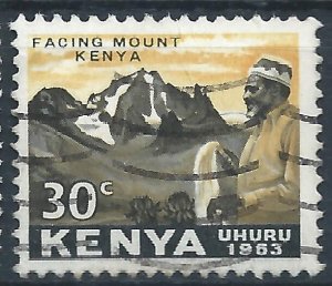 Kenya 1963 - 30c Independence - SG5 used